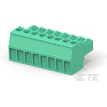 TE Connectivity-284506-8 Steckverbinder, Klemmenblöcke Conn Eurostyle Block PL 8 POS 3.5mm Solder RA Cable Mount 11A/Contact