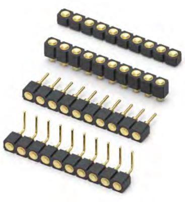Mill-Max-319-10-106-30-055000 Steckverbinderleisten und Leiterplattenbuchsen Conn Spring Loaded Connector HDR 6 POS 2.54mm Solder ST SMD Bulk