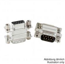 CONEC-243A12920X Steckverbinder, D-Sub Conn D-Sub Adapter SKT/PIN 9/9 POS ST 1/1 Port
