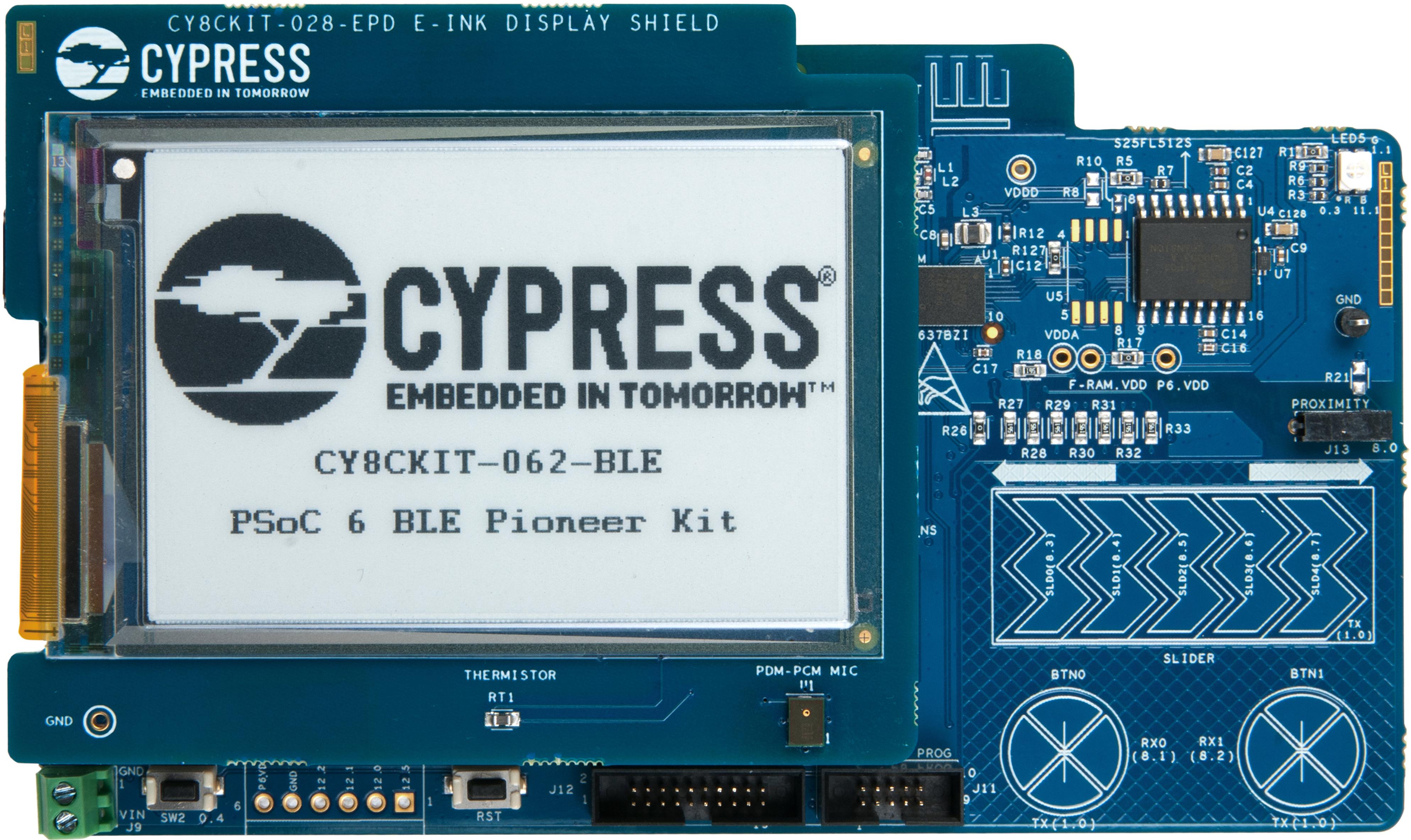 Arrow Development Tools-PSOC6_IOT_SENSOR_SHIELD RF/Drahtlos-Entwicklungsplatinen und Kits PSoC Bluetooth Development Kit