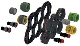 (⊙◞౪◟⊙) 121583-0004 | ITT Cannon Circular Connector, 4 Contacts