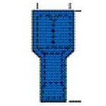 3M-MNG14-250DFIX Steckverbinderanschlüsse Quick Disconnect Terminal 14-16AWG Blue F 22.09mm Case