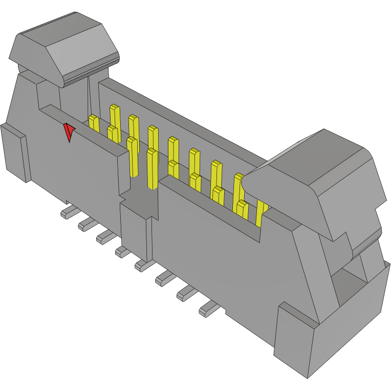 Samtec-EHT-108-01-SM-D-SM Piastre connettori e prese PCB Conn Ejector Header HDR 16 POS 2mm Solder ST Top Entry SMD Tube