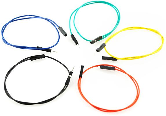 SparkFun Electronics-PRT-09385 Component Kits Jumper Wires Premium 12 Inch M/F Pack of 10
