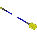 Cable Assembly Coaxial 0.254m 24AWG SMP to SMA F-PL Solutionator Bag