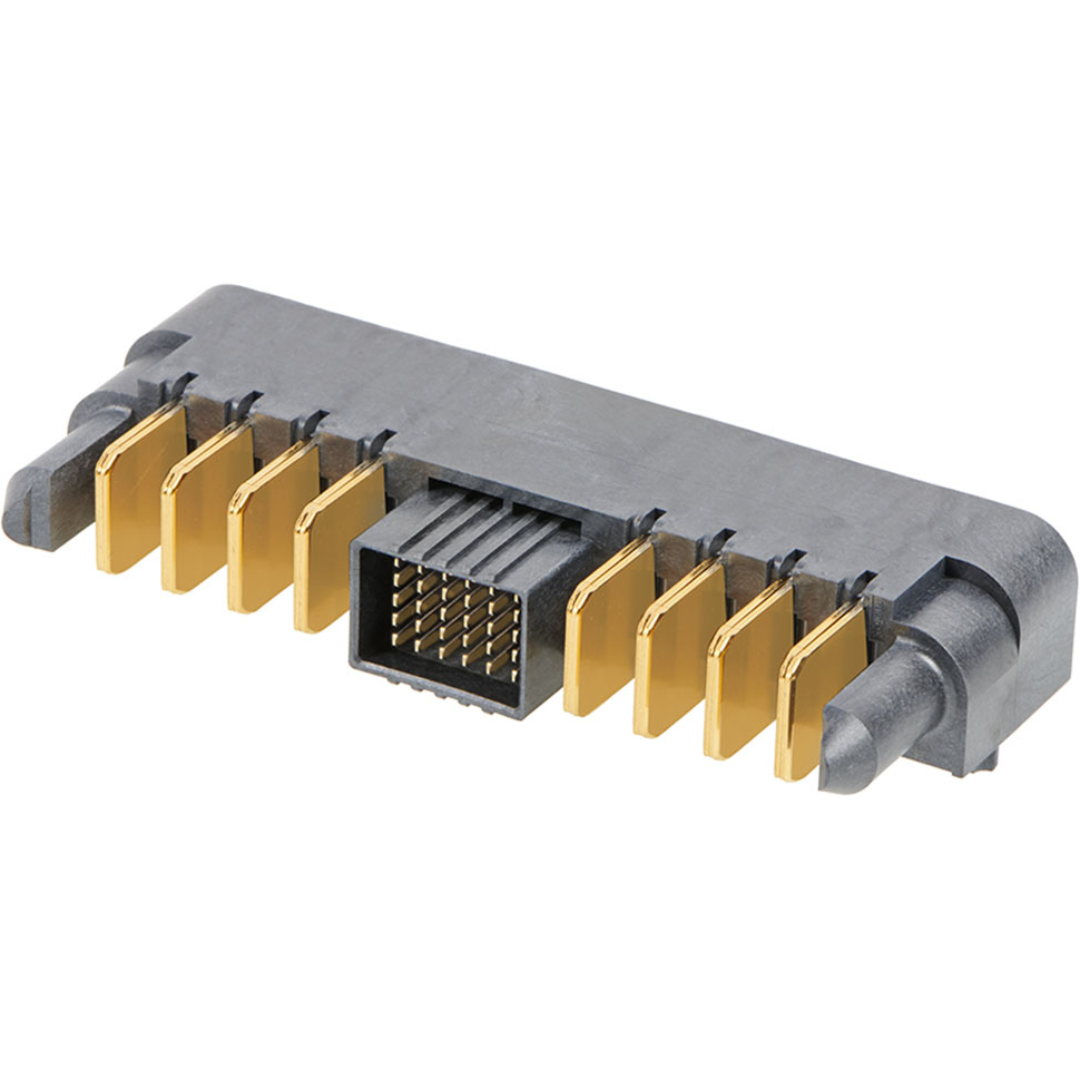 Molex-2141130013 Connector Headers and PCB Receptacles Conn Board to Board HDR 8Power/30Signal POS 5.78mm/2mm Solder RA Side Entry Thru-Hole EXTreme Guardian Tray