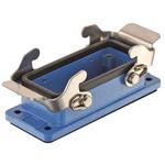 Bulkhead Mount Housing 180° 16B Shell Size Powder Zinc Die Cast Double Lock