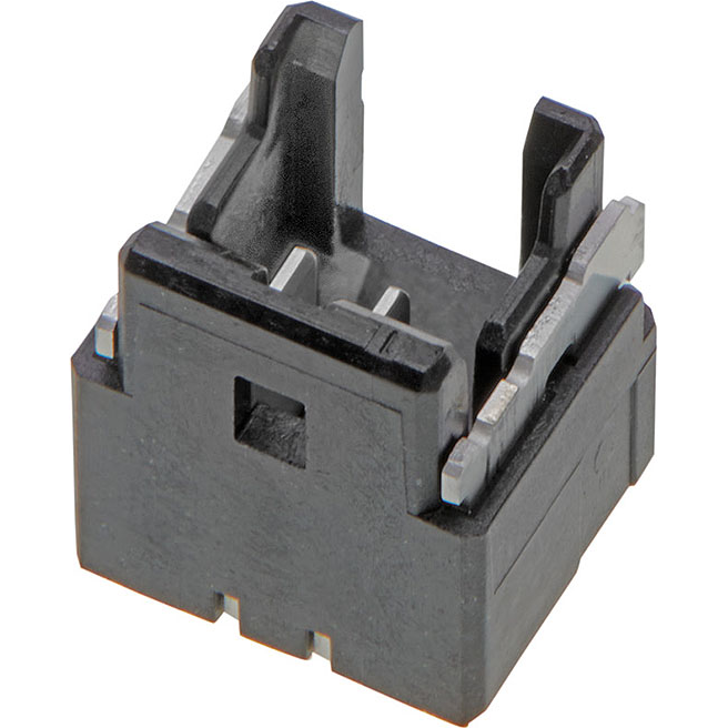 Molex-2140940020 连接器插头及 PCB 插座 Conn Shrouded Header (3 Sides) HDR 2 POS 1mm Solder ST Top Entry SMD T/R