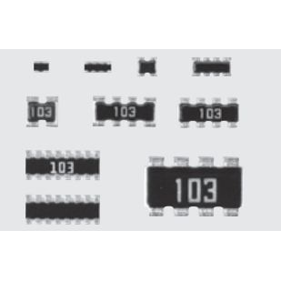 KOA Corporation-CN2B4ATTE510J 网络及阵列电阻器 Res Thick Film NET 51 Ohm 5% ±200ppm/°C ISOL 8-Pin Convex SMD T/R