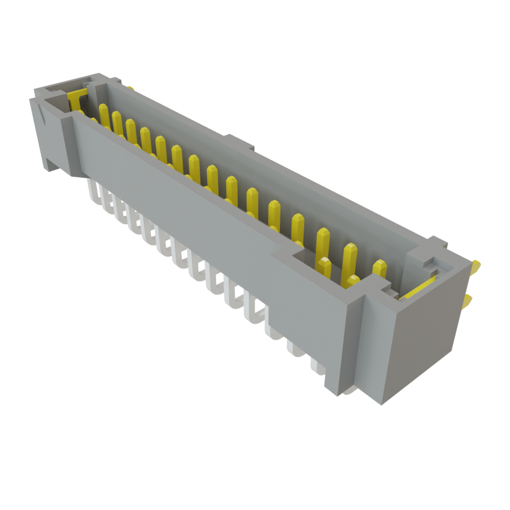 Samtec-T2M-115-01-L-D-RA-WT Connector Headers and PCB Receptacles Conn Shrouded Header HDR 30 POS 2mm Solder RA Side Entry Thru-Hole Tube