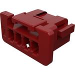 Conn Housing RCP 4 POS 2mm Crimp ST Cable Mount Red DuraClik Bag