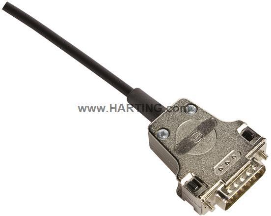 HARTING-09670150321 Schrumpfbalgenadapter Shell Housing 180° A Shell Size Metal Threaded