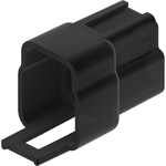 Conn Housing M 3 POS Crimp ST Cable Mount Black