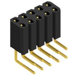 Conn Socket Strip SKT 10 POS 2.54mm Solder RA Side Entry Thru-Hole