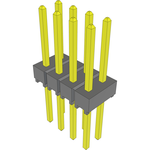 Conn Unshrouded Header HDR 8 POS 2.54mm Solder ST Top Entry Thru-Hole Bulk