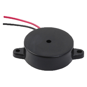Same Sky (formerly CUI Devices)-CPE-220 Audioanzeigen und -alarme Audio Buzzer Piezo 3VDC 20VDC 10mA 12VDC 76dB 2200Hz to 3200Hz Flange Mount Wire Lead