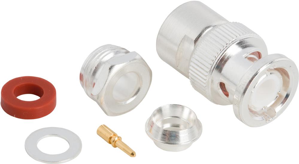 Amphenol RF-031-3301 Raccordement FR Conn BNC 0Hz to 4GHz 50Ohm Clamp ST Cable Mount PL Gold