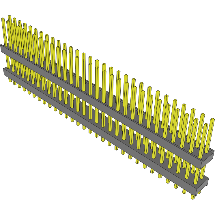 Samtec-DW-30-11-L-D-450 Steckverbinderleisten und Leiterplattenbuchsen Conn Board Stacker HDR 60 POS 2.54mm Solder ST Top Entry Thru-Hole Bulk