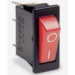 Switch Rocker ON OFF SPST Solder Curved Rocker 16A 250VAC 745.7VA