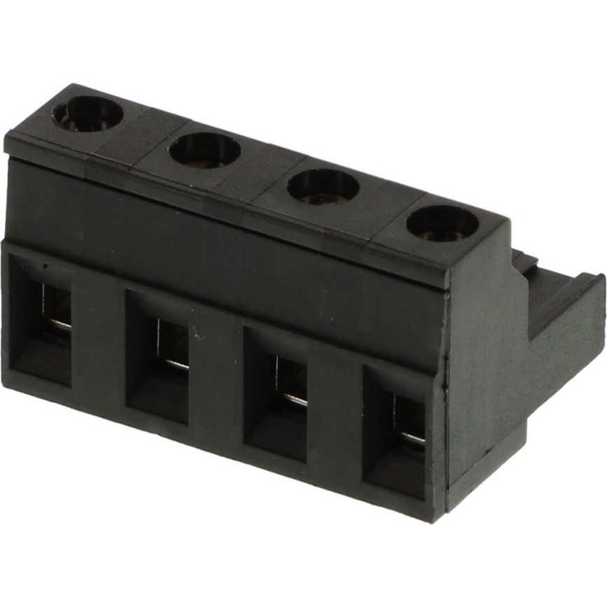 Molex-39371-0004 Steckverbinder, Klemmenblöcke Conn Eurostyle Pluggable F 4 POS 7.5mm Screw RA Cable Mount 15A/Contact Eurostyle™