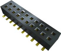 Samtec-CLP-104-02-L-D-P Steckverbinderleisten und Leiterplattenbuchsen Conn Socket Strip SKT 8 POS 1.27mm Solder ST Top Entry SMD TIGER CLAW™
