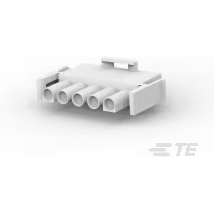 TE Connectivity-350809-1 Custodia filo connettore dedicato Conn Housing PL 5 POS 6.35mm Crimp ST Cable Mount Natural Package