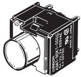 Omron-A3AT-90K1-00EY Druckknopfschalter Switch Push Button N.O. SPST Round Button 6A 250VAC 30VDC Momentary Panel Mount Solder
