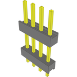 Conn Board Stacker HDR 4 POS 2.54mm Solder ST Top Entry Thru-Hole Bulk