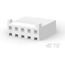 TE Connectivity-770849-5 分立接线罩连接器 Conn Housing RCP 5 POS 3.96mm Crimp ST Cable Mount Natural Bag/Box