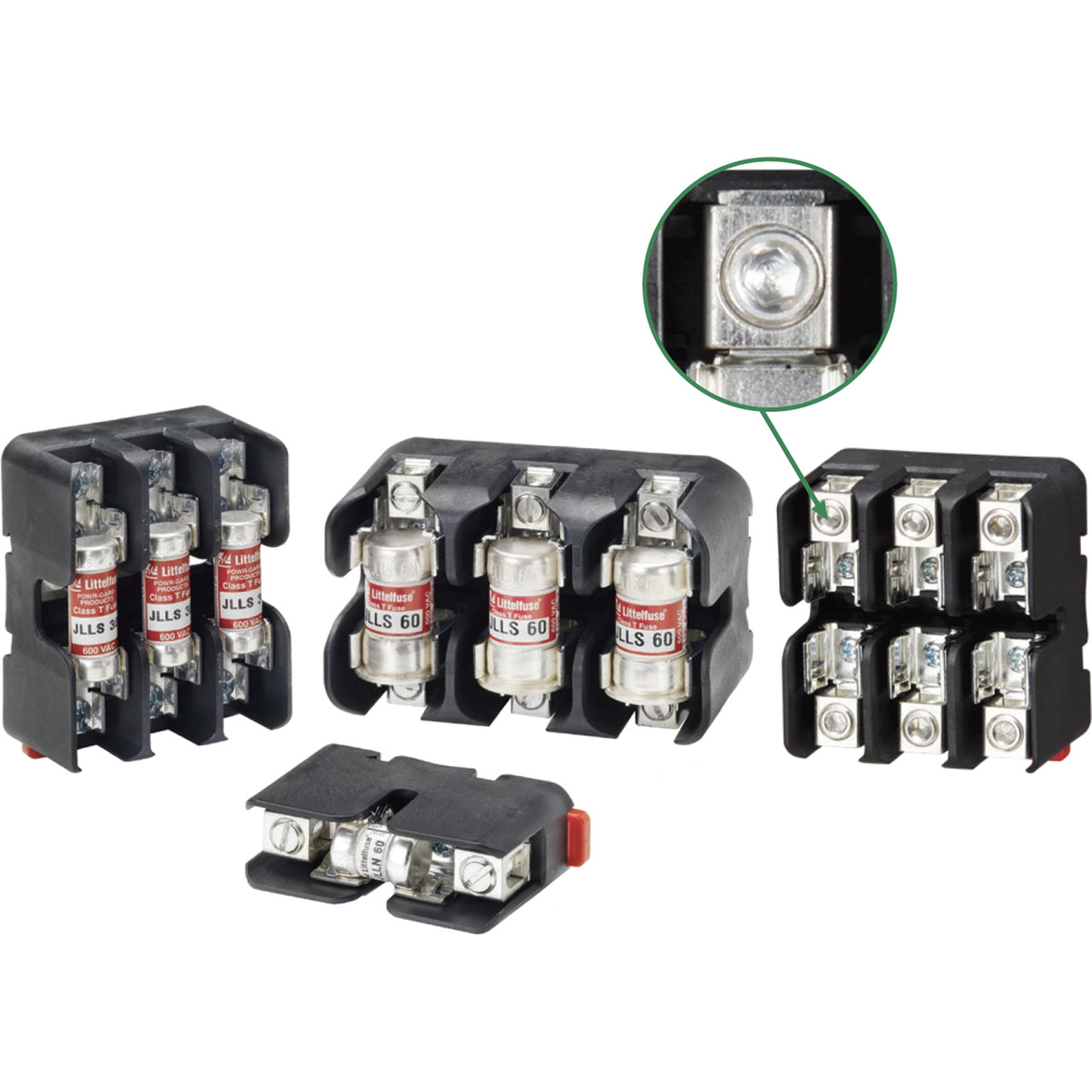 Littelfuse-LFT601003CS Accessori fusibile Fuse Block 100A 600V Chassis Mount Solder Lug
