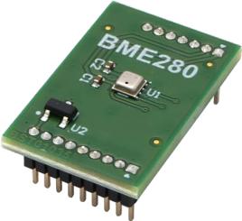 Bosch Sensortec GmbH-SHUTTLE BOARD 3.0 BME280 Placas y kits de desarrollo del sensor BME280 Pressure/Temperature and Humidity Sensor Evaluation Board