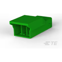 TE Connectivity-1565086-5 分立接线罩连接器 Conn Housing RCP 3 POS 3.5mm Crimp ST Cable Mount Green Bag