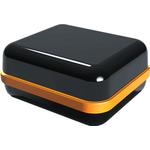 Serpac Electronic Enclosures-CX25ABKANO null Black Polycarbonate Waterproof Pocket Enclosure with Neon Orange Seal