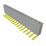 Conn Socket Strip SKT 16 POS 2mm Solder RA Side Entry Thru-Hole Tube