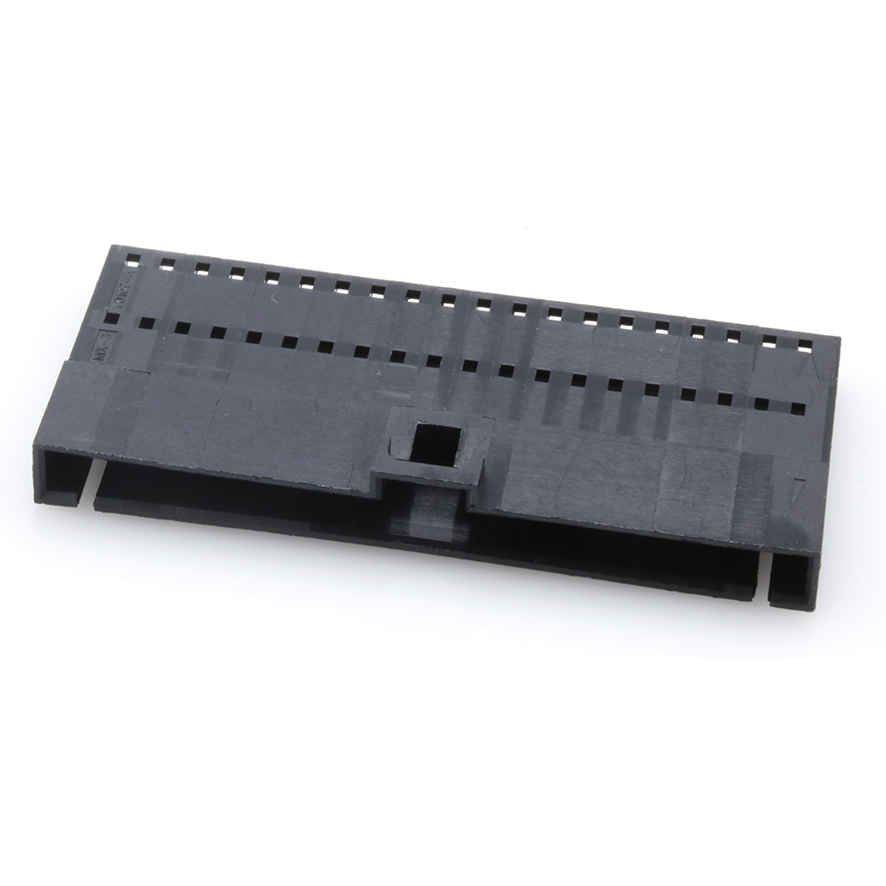 Molex-0701070019 Einzeladersteckverbinder, Gehäuse Conn Housing M 20 POS 2.54mm Crimp ST Cable Mount Black SL™ Bag