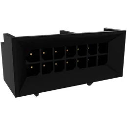 Amphenol Communications Solutions-10144754-1011LF Steckverbinderleisten und Leiterplattenbuchsen Conn Wire to Board M 10 POS 3mm Solder RA Side Entry Thru-Hole Minitek® Tray