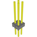 Conn Unshrouded Header HDR 4 POS 2.54mm Solder ST Top Entry Thru-Hole Bulk