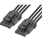 Cable Assembly UL 1061 0.6m 16AWG Wire to Board to Wire to Board 4 to 4 POS F-F Crimp-Crimp Ultra-Fit Bag