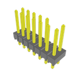 Conn Unshrouded Header HDR 14 POS 2.54mm Solder ST Top Entry Thru-Hole Bulk