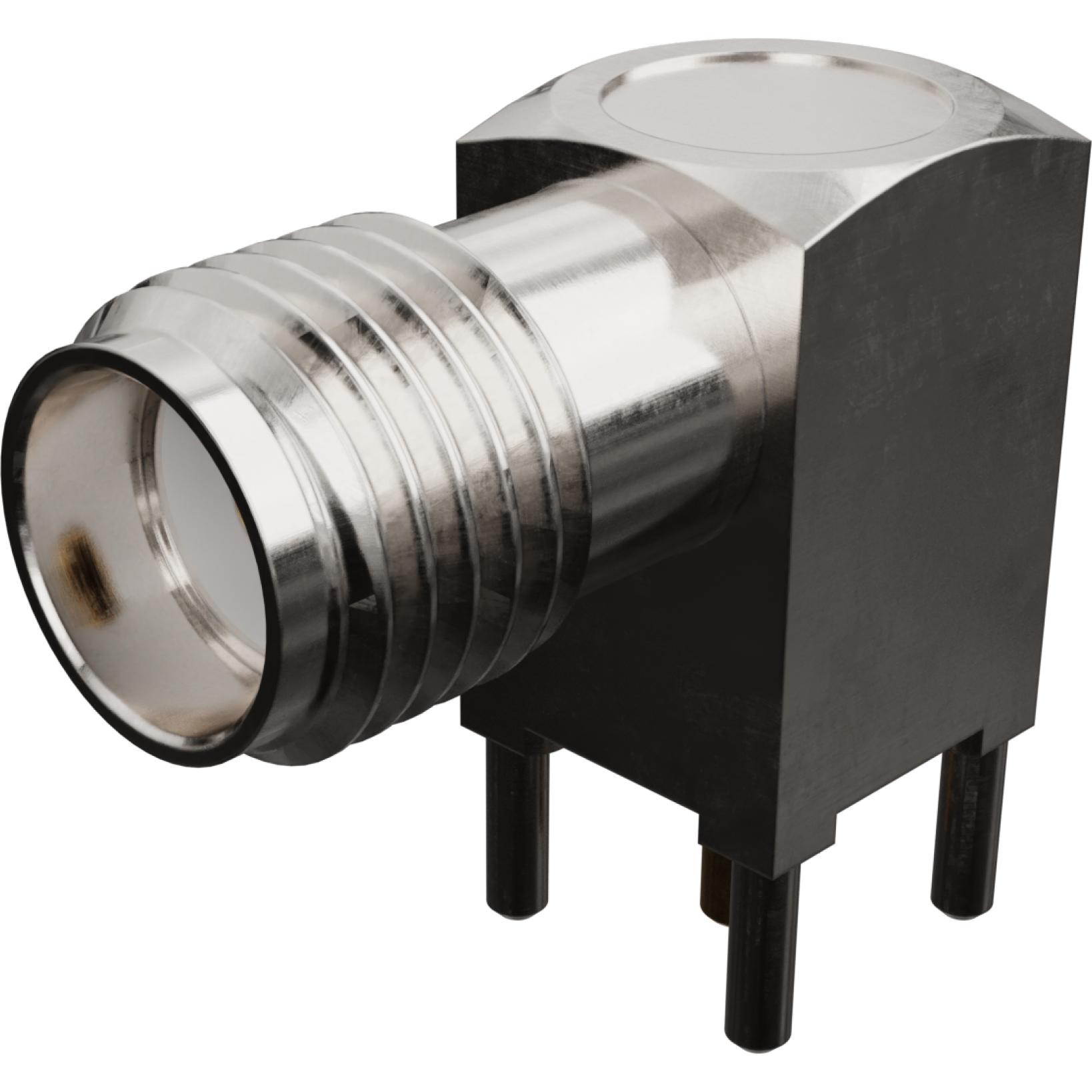 Molex-0733910080 Connector RF Conn SMA 0Hz to 18GHz 50Ohm Solder RA Thru-Hole RCP Gold Tray