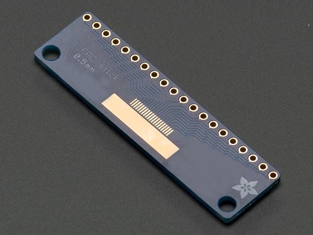Adafruit Industries-1325 开发套件和工具 FPC Stick - 20 Pin 0.5mm/1.0mm Pitch Adapter