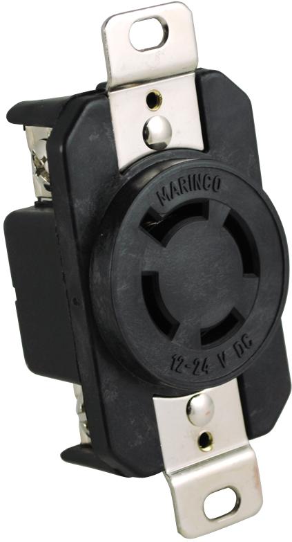 Marinco-2018BR Steckverbinder RECEPTACLE, 12/24V BASS BOAT
