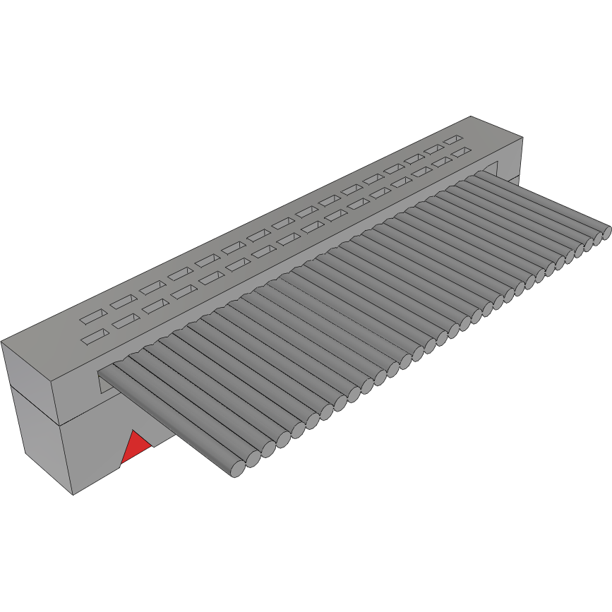 Samtec-FFSD-16-S-10.00-01-N Montaje de cables de cinta/plano Cable Assembly 0.254m 30AWG 1.27mm 32 POS IDC Connector F TIGER EYE™ Bulk