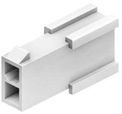 CnC Tech, LLC-4282-3-02-D Gaine de câblage de raccordement discret Conn Housing PL 2 POS 4.2mm Crimp ST Cable Mount White Bag