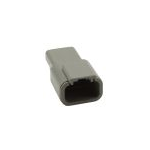 Conn Rectangular PIN 3 POS Crimp ST Cable Mount