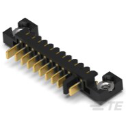 TE Connectivity-2-1612962-3 Cabezales del conector y receptáculos PCB Conn Board to Board HDR 10 POS 2mm Solder RA Side Entry Thru-Hole Tray