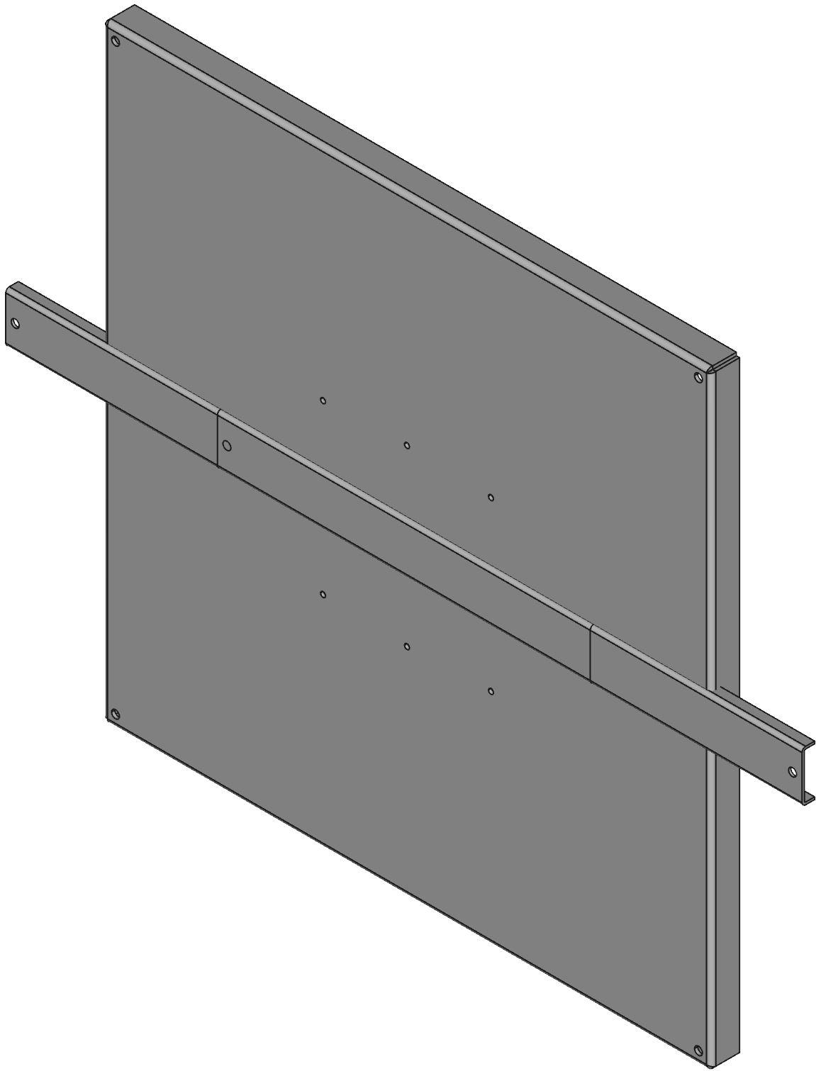 Hammond Manufacturing-1495XN null Pedestal Base, Steel, Gray