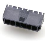 Conn Wire to Board HDR 6Power POS 3mm Solder RA Side Entry Thru-Hole Micro-Fit 3.0 Tray