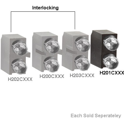 Bivar-H201CGDL LED LED Bi-Level Uni-Color Green 568nm 4-Pin Tray