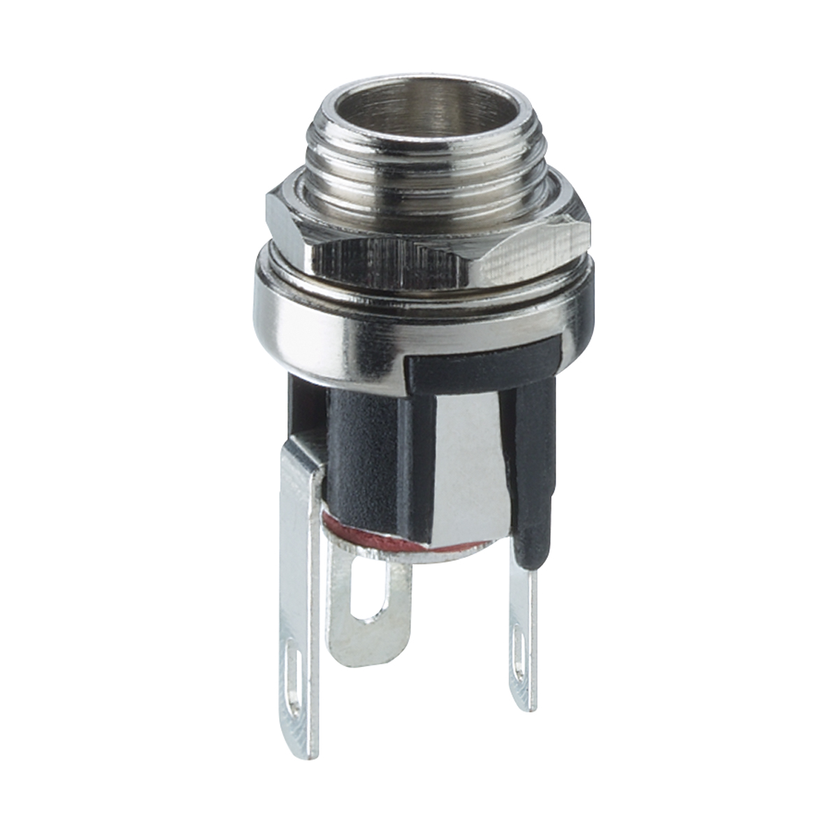 Lumberg Holding GmbH & Co. KG-1614 19 Connector Power Conn Power SKT 2 POS Solder Eye ST Panel Mount 2 Terminal 1 Port Bulk